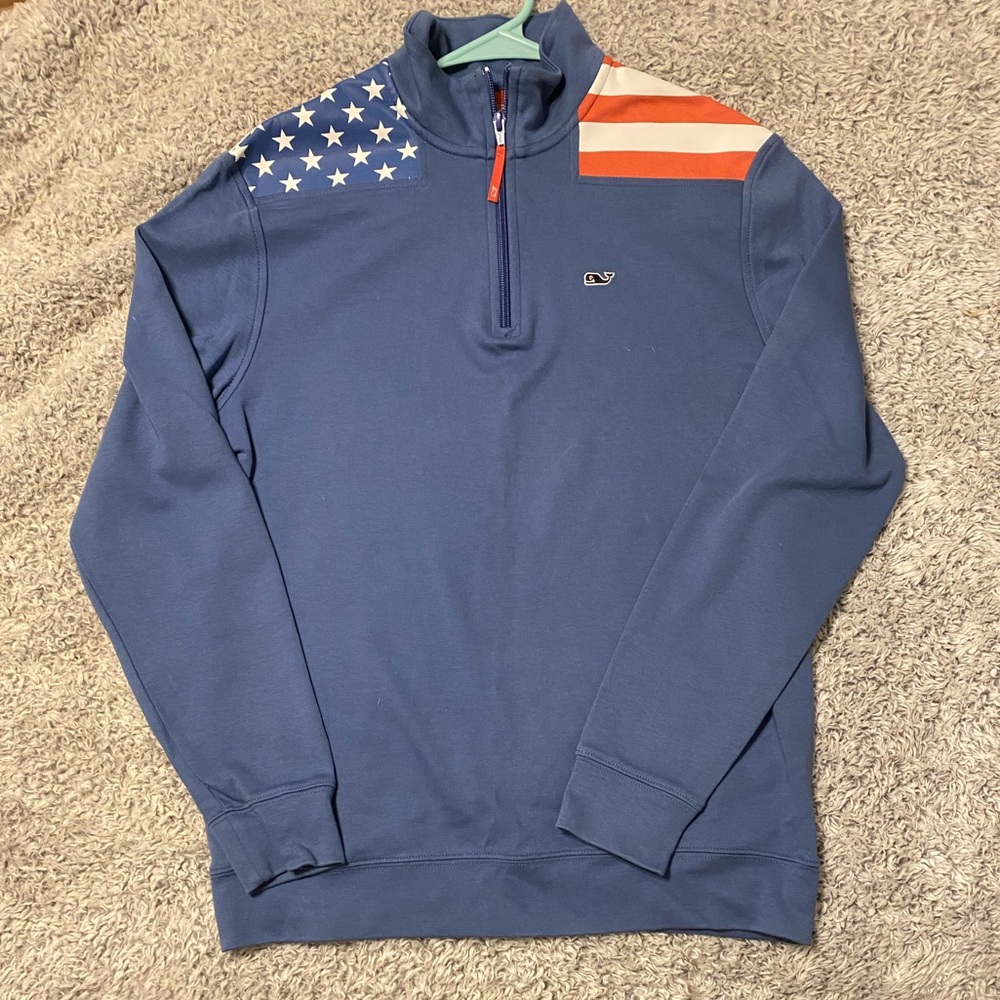 Patriotic Vineyard Vines Quarter Zip